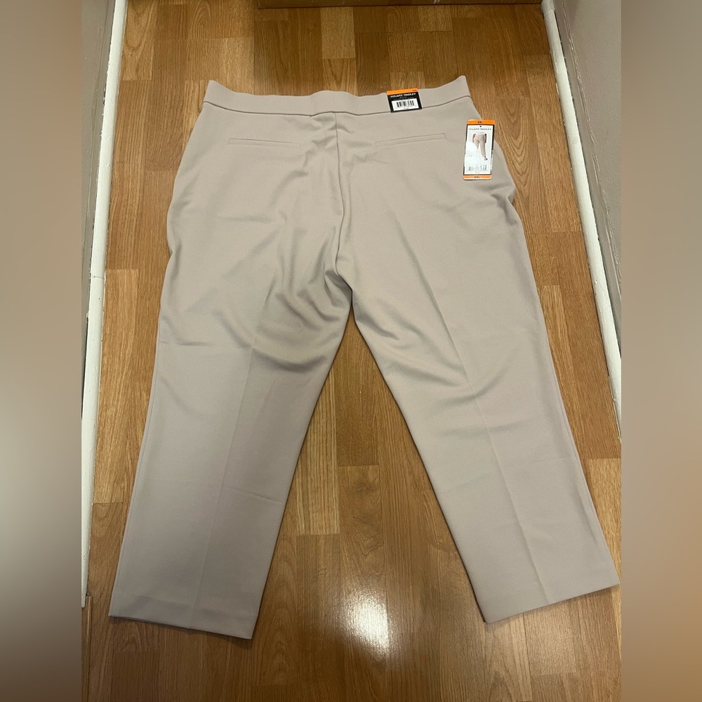 Hilary Radley Women’s Pull-On Pants - Beige, XXL, 26” Inseam - Picture 7 of 7